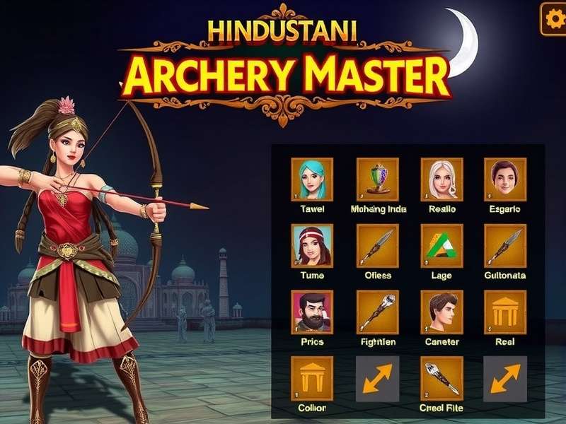 Hindustani Archery Master Customization Screen